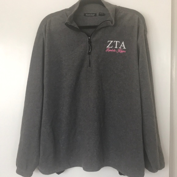 ZTA Gray Fleece Zip - Picture 1 of 4